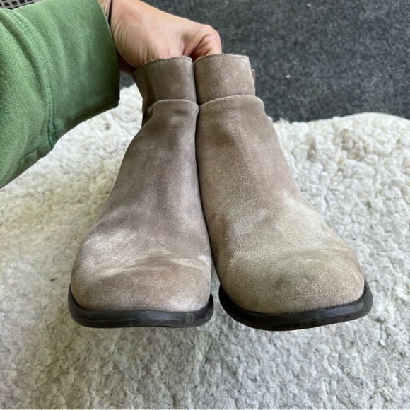 Jessica Simpson Dalisa Beige Suede Western Boho Slouch Neutral Booties 10M - Picture 8 of 16